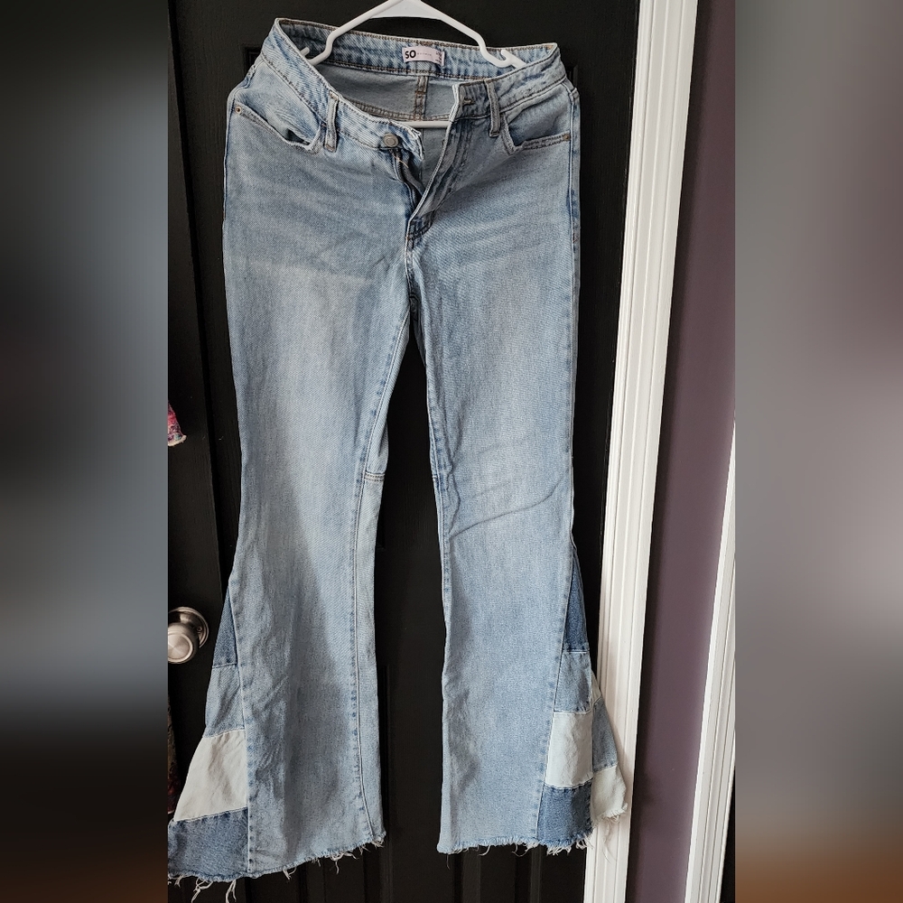 SO Light Blue Flare Jeans